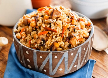 Pilaff with chickpeas